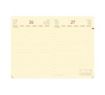 Daily 17 Agenda giornaliera Prestige ML Silk 2026 con elastico 12 mesi 12 x 17 cm
