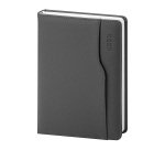 Agenda 2026 15x21 cm giornaliera blu 324 pagine copertina flessibile con tasca frontale