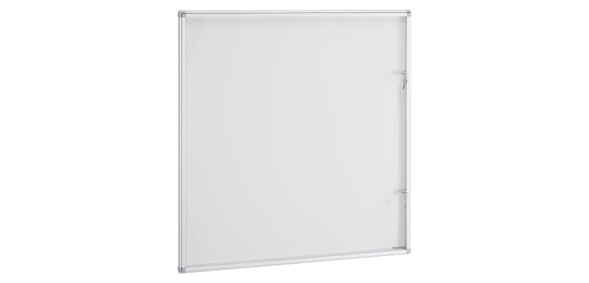 Vitrine d'affichage extérieur économique, porte battante, 12 feuilles A4.