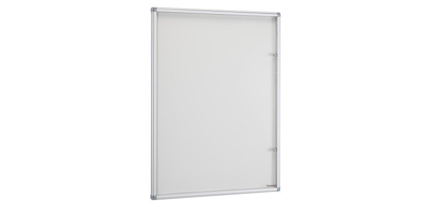 Vitrine d'affichage extérieur économique, porte battante, 9 feuilles A4.
