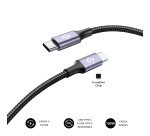 Cable USB-C 100W Carga rápida 1m Plus Subblim