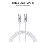 Cable USB-C 60W Carga rápida 2m Optimus Subblim