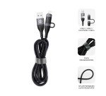 Cable 4 en 1 (USB-A/C-C/Lightning) hasta 60W Carga rápida 1m Top Subblim