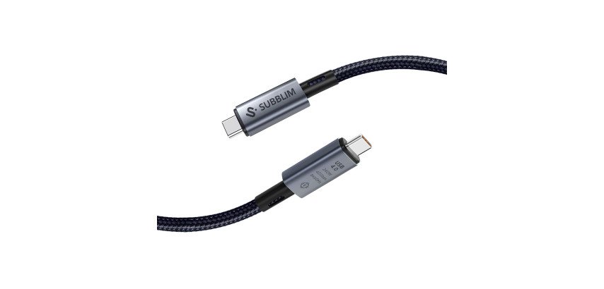 Cable USB-C 4.0 240 W y vídeo 8K 1,5m High Subblim Compatible Thunderbolt 3/4