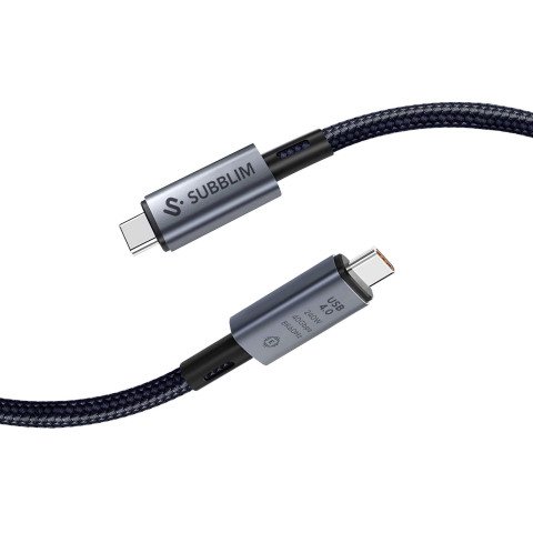 Cable USB-C 4.0 240 W y vídeo 8K 1,5m High Subblim Compatible Thunderbolt 3/4