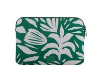 TNB Housse EXCLUSIV pour ordinateur portable 14' à feuilles fond vert