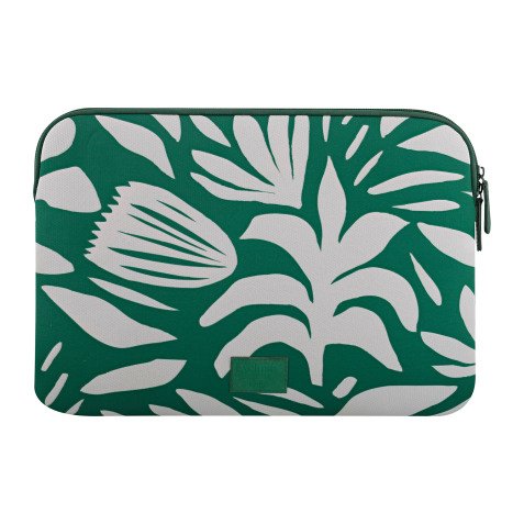 TNB Housse EXCLUSIV pour ordinateur portable 14' à feuilles fond vert