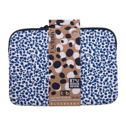 T'NB Housse EXCLUSIV pour ordinateur portable 14' à pois bleus