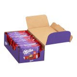 Milka Pocket chocolat au lait et biscuit - Étui de 35 g