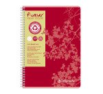 Cahier recyclé spirale Clairefontaine Forever - A4 21 x 29,7 cm - petits carreaux - 180 pages