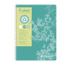 Cahier recyclé spirale Clairefontaine Forever A4 21 x 29,7 cm - petits carreaux 100 pages