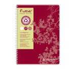 Cahier recyclé spirale Clairefontaine Forever A4 21 x 29,7 cm - petits carreaux 100 pages