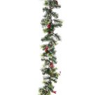 Guirlande artificielle enneigée L. 270 cm
