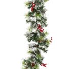 Guirlande artificielle enneigée L. 270 cm