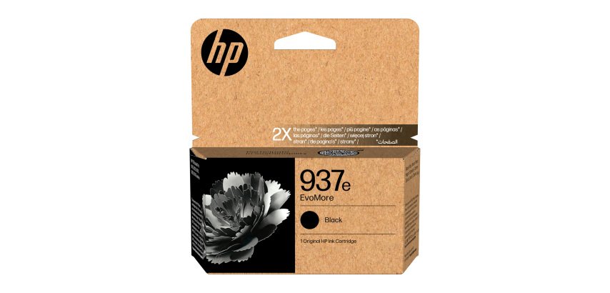 HP 937e Genuine Black Ink Cartridge EvoMore for Inkjet Printer