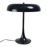 Retro tafellamp Madison - Gelakt staal - Zwart