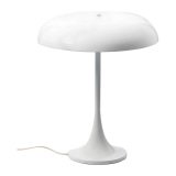 Lampe à poser rétro Madison - Acier laqué - Blanc