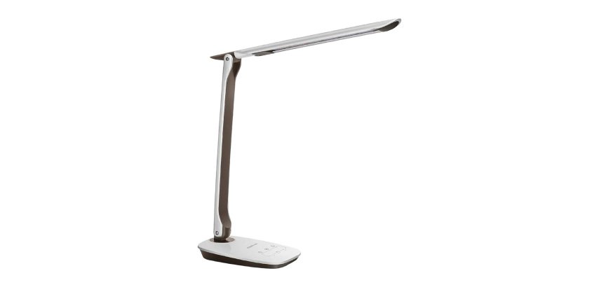 Lampe de bureau led Eureka - pliable  avec port USB - 7.5 W
