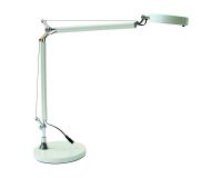Lampe de bureau Led Jupiter - 6 W - Bras articulé - Blanc