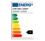 Lampe de bureau led QUADRI - double bras articulé -10W
