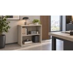 Bibliothèque basse ECLA H 73 x L 80 cm