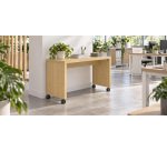 Retour bureau mobile L 100 x H 60 x P 40 cm Shiny
