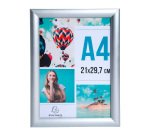 Exacompta Cornice espositiva A4 alluminio/cristal