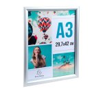 Exacompta Cornice espositiva A3 alluminio/cristal