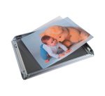 Exacompta Cornice espositiva A4 alluminio/cristal