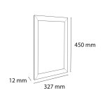 Exacompta Cornice espositiva A3 alluminio/cristal