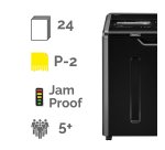 Destructeur Powershred 225i - Coupe fibre P-2 - 24 feuilles - Fellowes