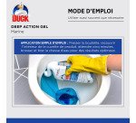 Intense Action Toilet Gel Disinfectant Descaler Duck - 750 ml Bottle