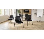Chaise Aspen dossier maille - accrochable