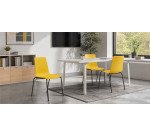 Seduta Candy - PPL - giallo/nero opaco - Grandsoleil