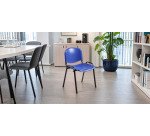 Seduta attesa Dado D5PS - senza braccioli - PPL - blu - Unisit