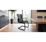 Sedia su slitta UNISIT EPV Euterpe Ecopelle nero