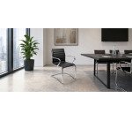 Sedia interlocutore UNISIT Pollux New PNV Vera pelle nero