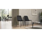 Seduta attesa Luna - 4 gambe - nero - Unisit