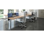 2 offices adjustable in height electrically Ergomaxx Memo - 3 position memories - 1 USB-A and C