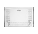Bureau-onderlegger kalender 60 x 43 cm zwart