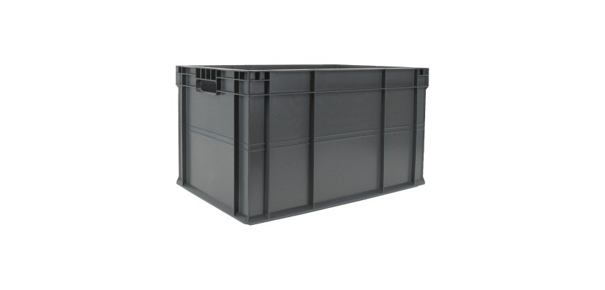 Europees norm transportbak - 600 x 400 x 340 mm - 65 L op bruneau.nl