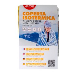 Coperta isotermica oro/argento 210 x 160 cm