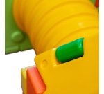 Cubic toy modello i2000 – gioco modulare componibile con 1 scivolo grande e 2 casette