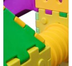 Cubic toy modello h2000 – gioco modulare componibile con 1 scivolo grande e 1 scivolo-scala piccolo