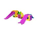 Cubic toy modello h2000 – gioco modulare componibile con 1 scivolo grande e 1 scivolo-scala piccolo