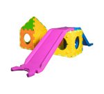 Cubic toy modello f- gioco modulare componibile con 1 scivolo-scala piccolo, 1 cubotto e 1 casetta