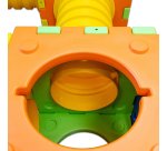 Gioco quadrotto modulare componibile con 4 cubotti e 4 tunnel