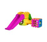Cubic toy modello l2000 – gioco modulare componibile con 1 scivolo grande e 1 cubotto