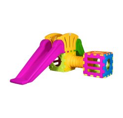 Cubic toy modello l2000 – gioco modulare componibile con 1 scivolo grande e 1 cubotto