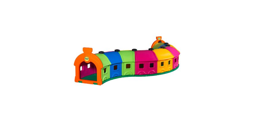 Tunnel modulare wagon toy set da 8 vagoni